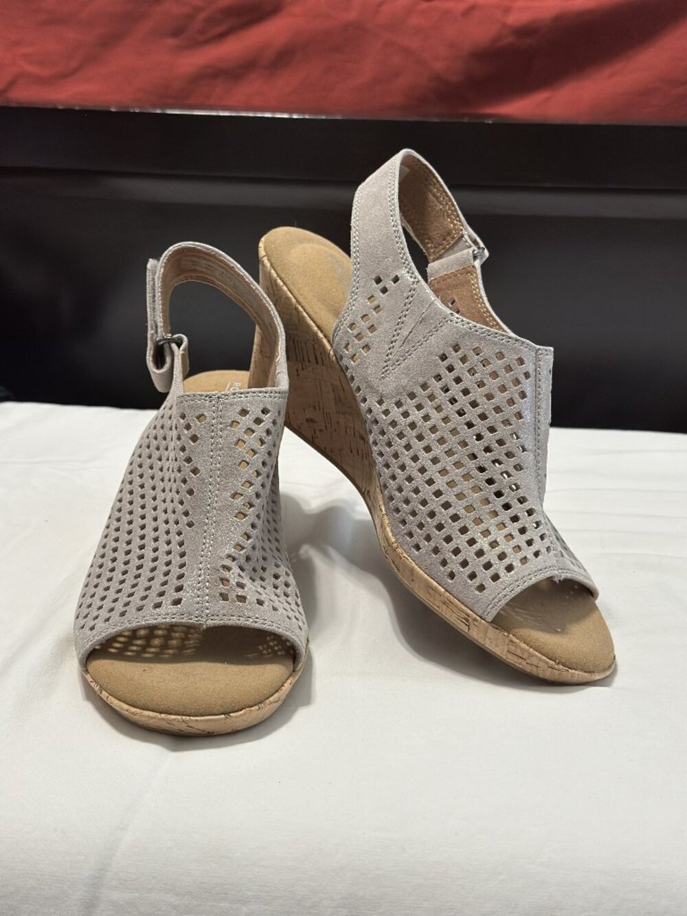 Rockport Size 7 Cork Wedge Heel Sandal